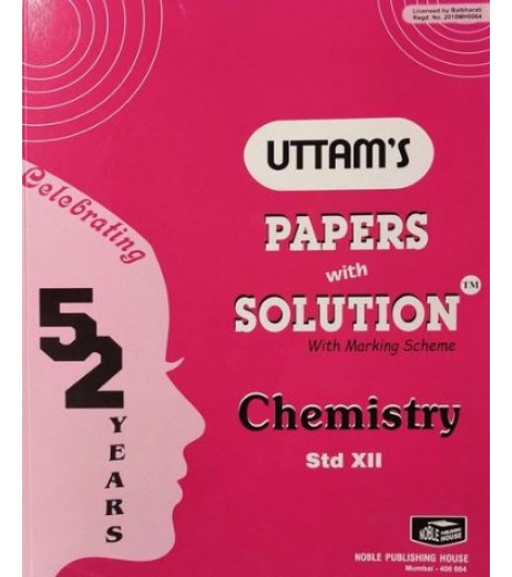 Uttams Paper with Solution Std 12 chemistry |for 2024 Examination 